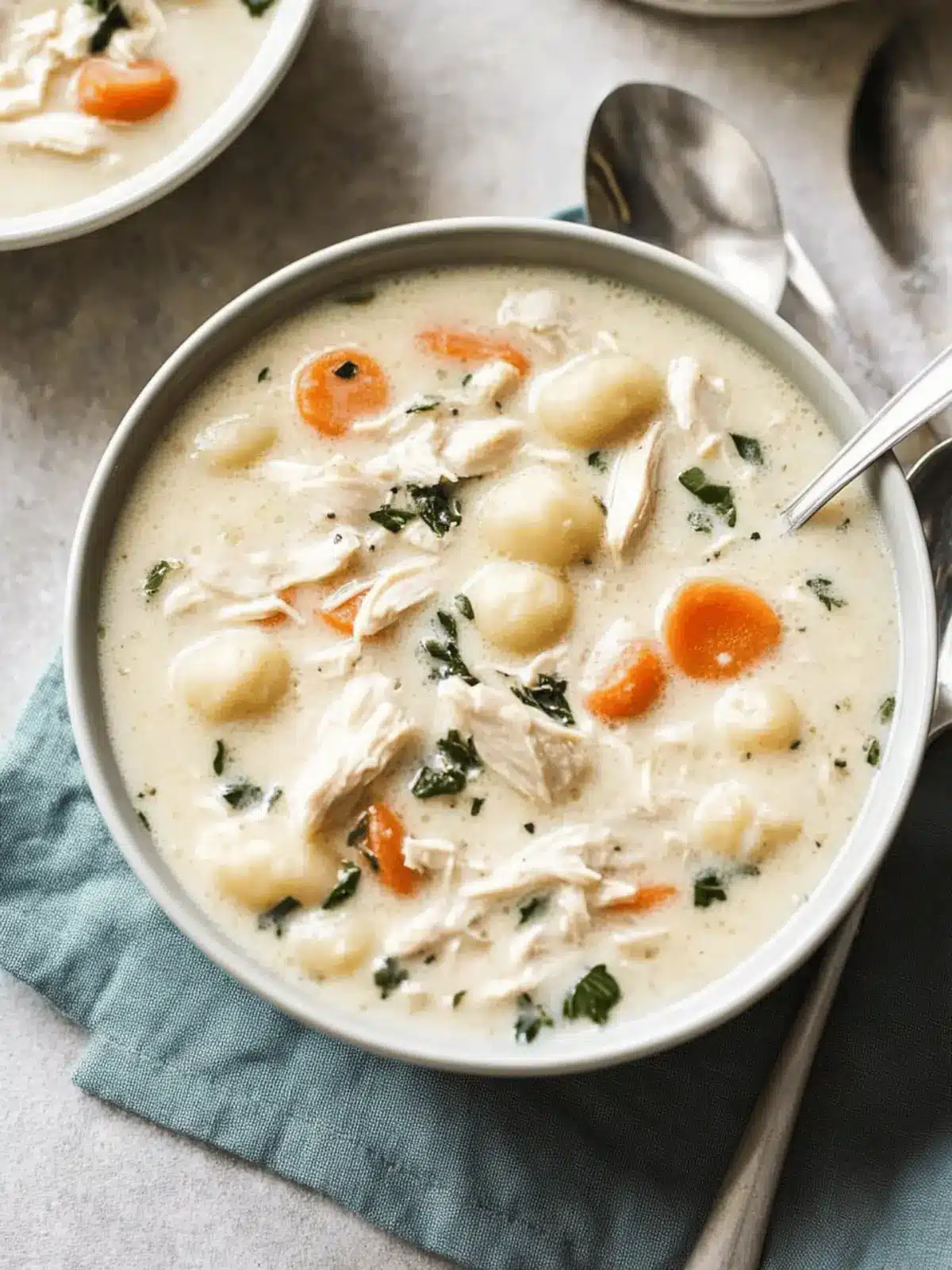 Creamy Crockpot Chicken Gnocchi Soup for Cozy Nights In 2 Creamy Crockpot Chicken Gnocchi Soup
