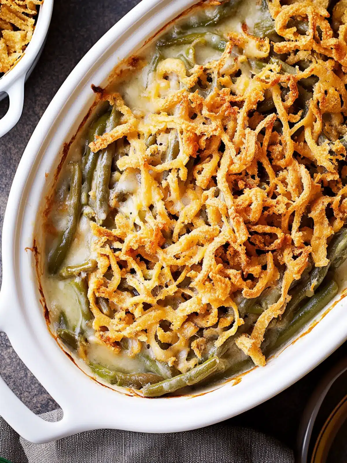 Cheesy Green Bean Casserole: A Comforting Family Favorite 3 Cheesy Green Bean Casserole