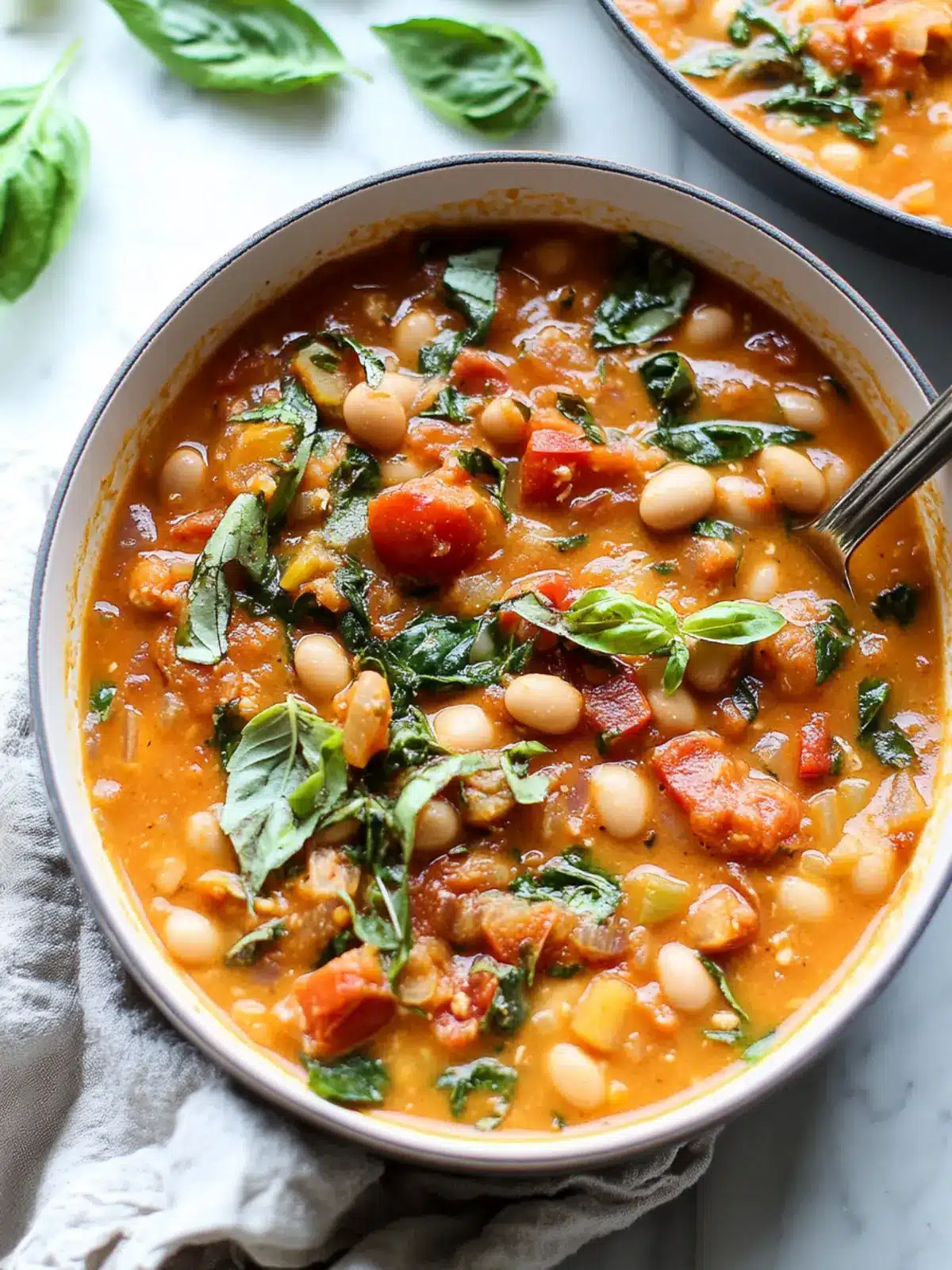 Creamy Tomato White Bean Stew That Will Warm Your Soul 2 Creamy Tomato White Bean Stew