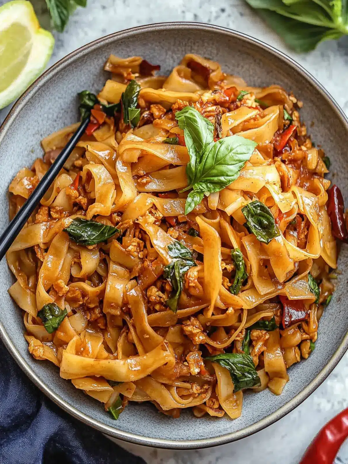 Savor the Heat: Easy Drunken Noodles You'll Crave Forever 3 Drunken Noodles
