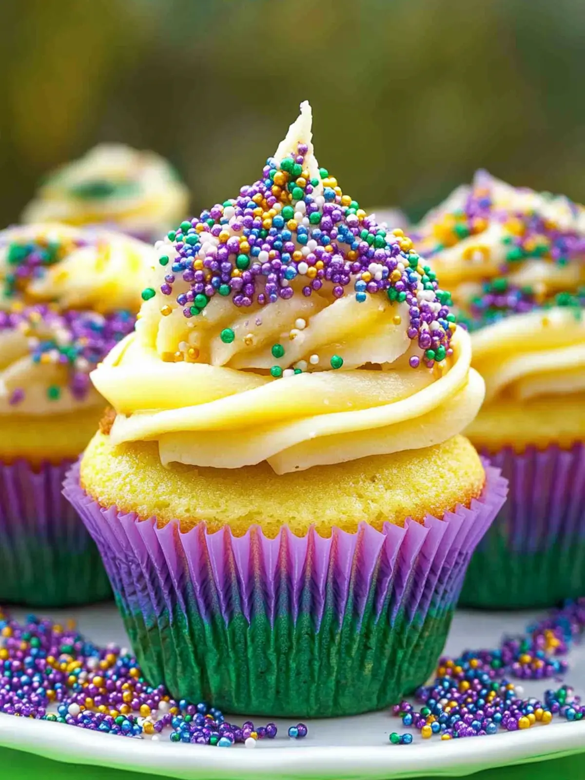 Mardi Gras Cupcakes: Colorful Treats to Celebrate with Joy 3 Mardi Gras Cupcakes