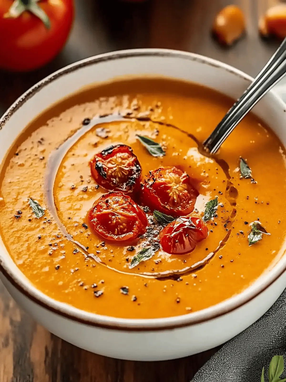 Best Creamy Roasted Garlic Tomato Soup for Cozy Nights 2 Best Creamy Roasted Garlic Tomato Soup