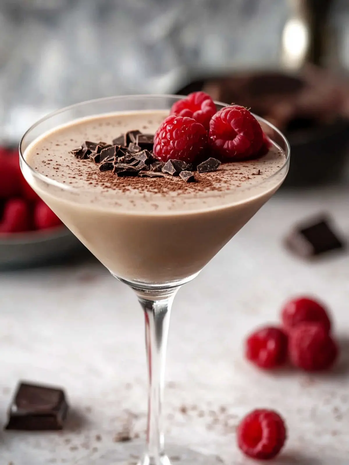 Indulge in a Raspberry Chocolate Martini Bliss Today! 2 Raspberry Chocolate Martini