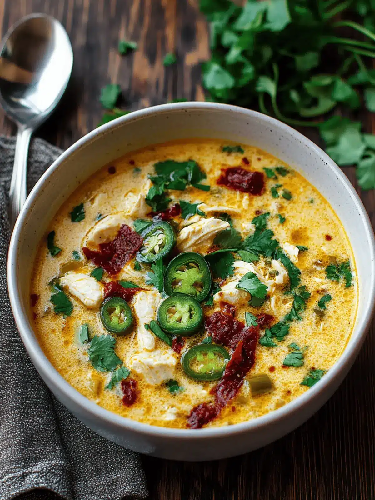 Creamy Spicy Jalape o Popper Chicken Soup for Ultimate Comfort 4 Spicy Jalape o Popper Chicken Soup