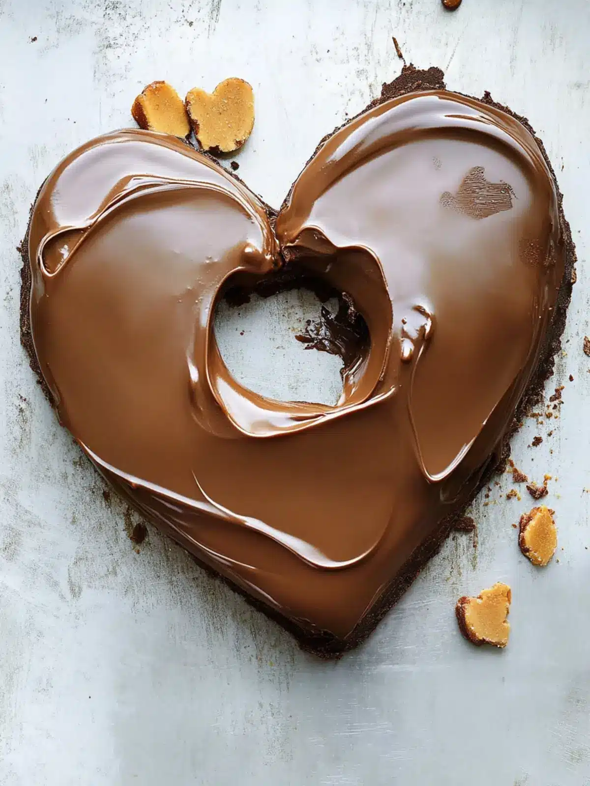 Decadent Chocolate Peanut Butter Valentine s Heart Treats 3 Chocolate Peanut Butter Valentine s Heart