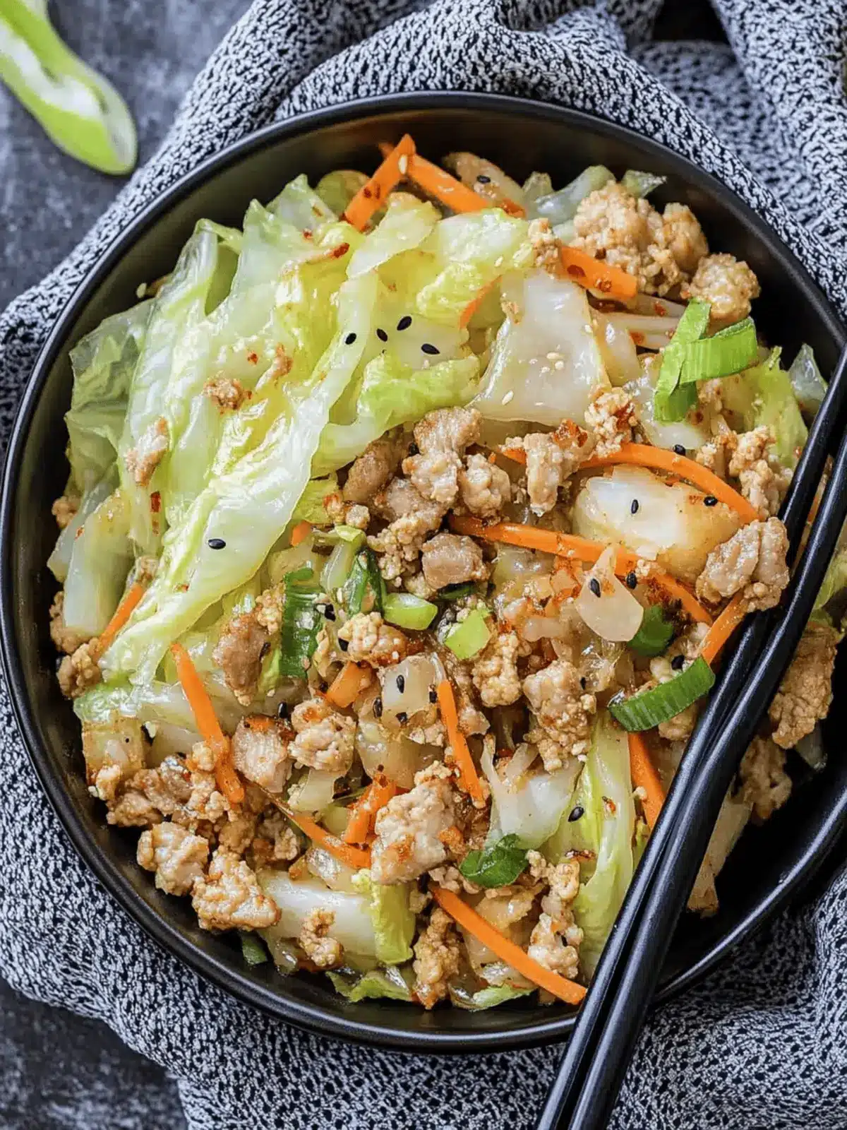 Savor the Twist: Egg Roll in a Bowl Made Easy at Home 2 Egg Roll in a Bowl