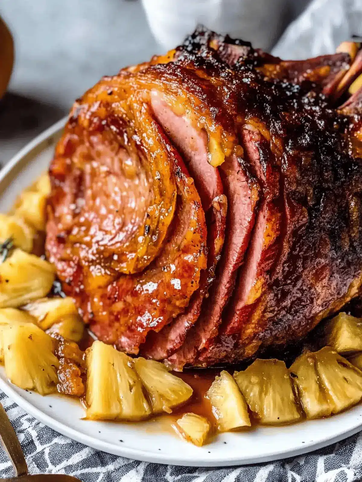 Sweet and Savory Pineapple Ham Glaze for Perfect Feasts 2 PINEAPPLE HAM