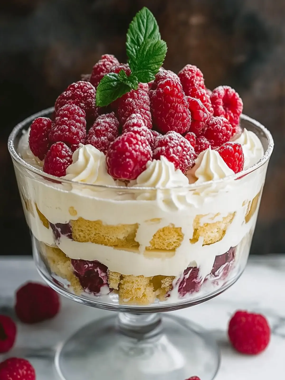 Delicious Raspberry White Chocolate Trifle for Easy Indulgence 4 Raspberry White Chocolate Trifle
