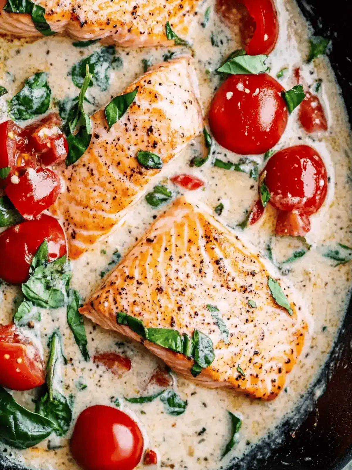 Savor the Flavor: Creamy Tuscan Salmon in Minutes 3 Creamy Tuscan Salmon