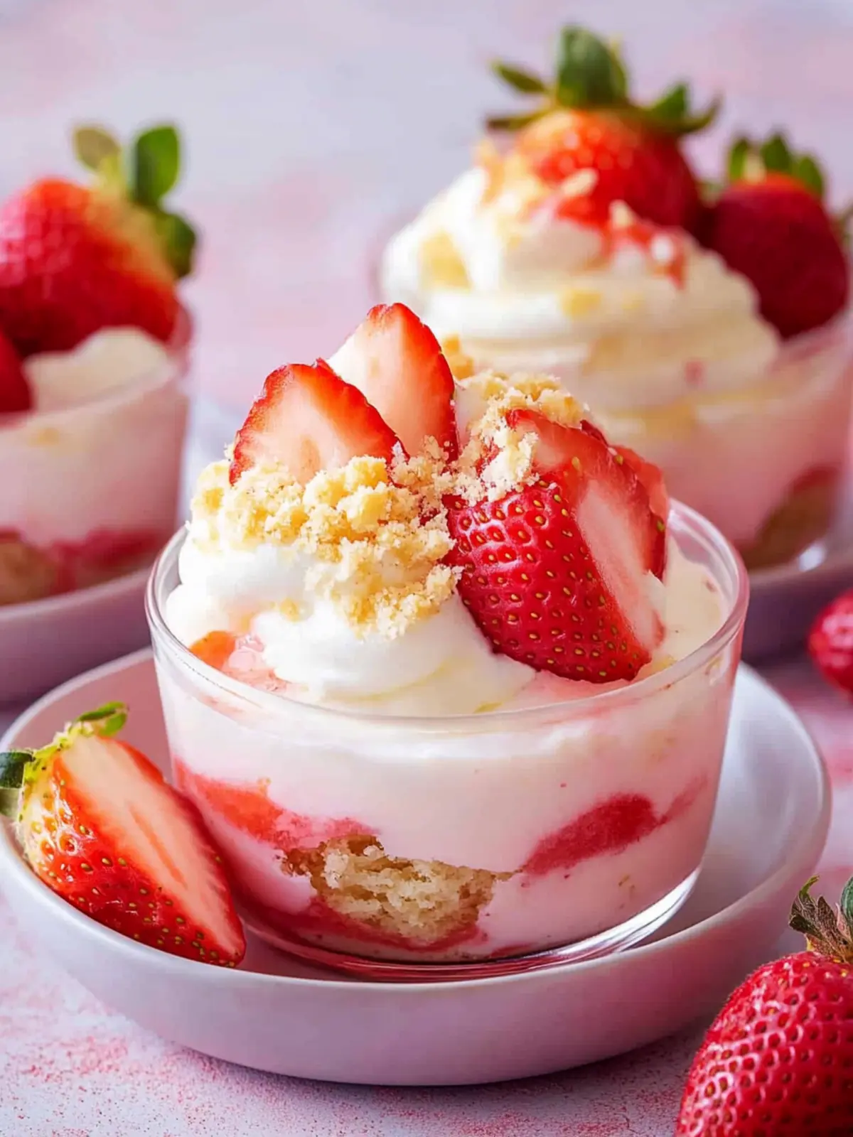 Indulge in Strawberry Shortcake Pudding Cups You ll Love 3 Strawberry Shortcake Pudding Cups