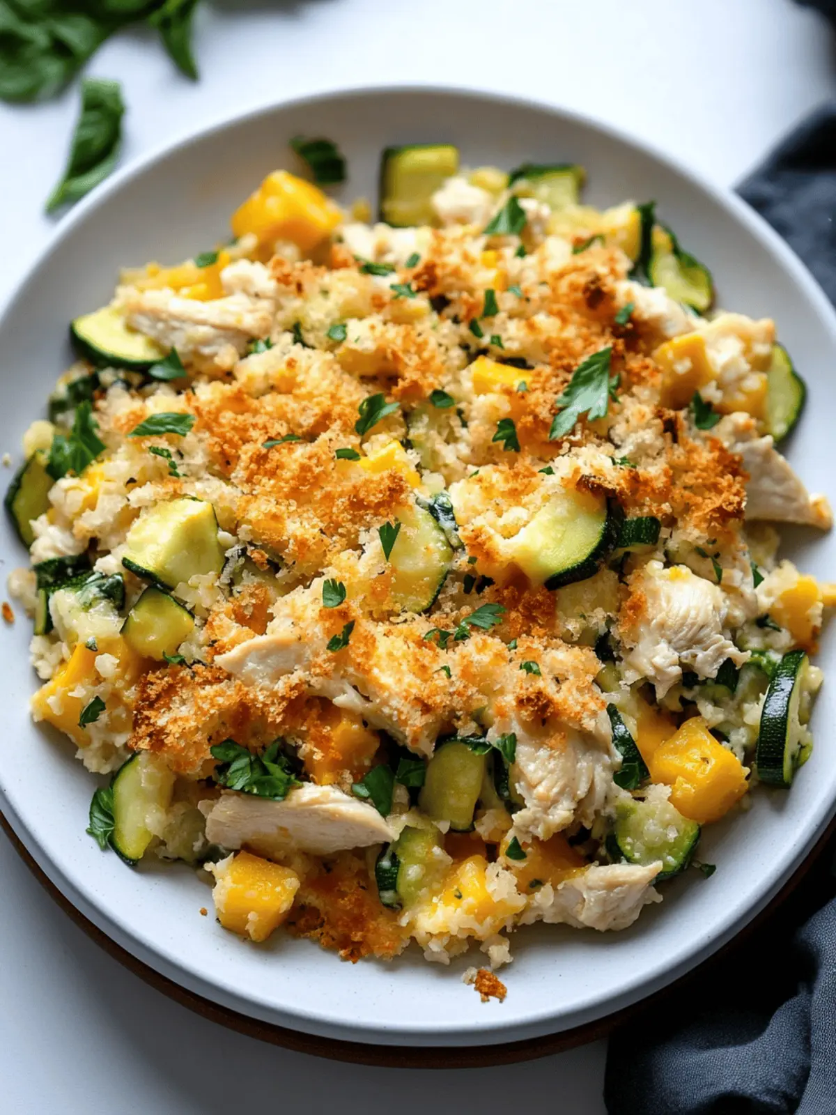 Rotisserie Chicken Zucchini Casserole: A Cozy Family Favorite 3 Rotisserie Chicken Zucchini Casserole