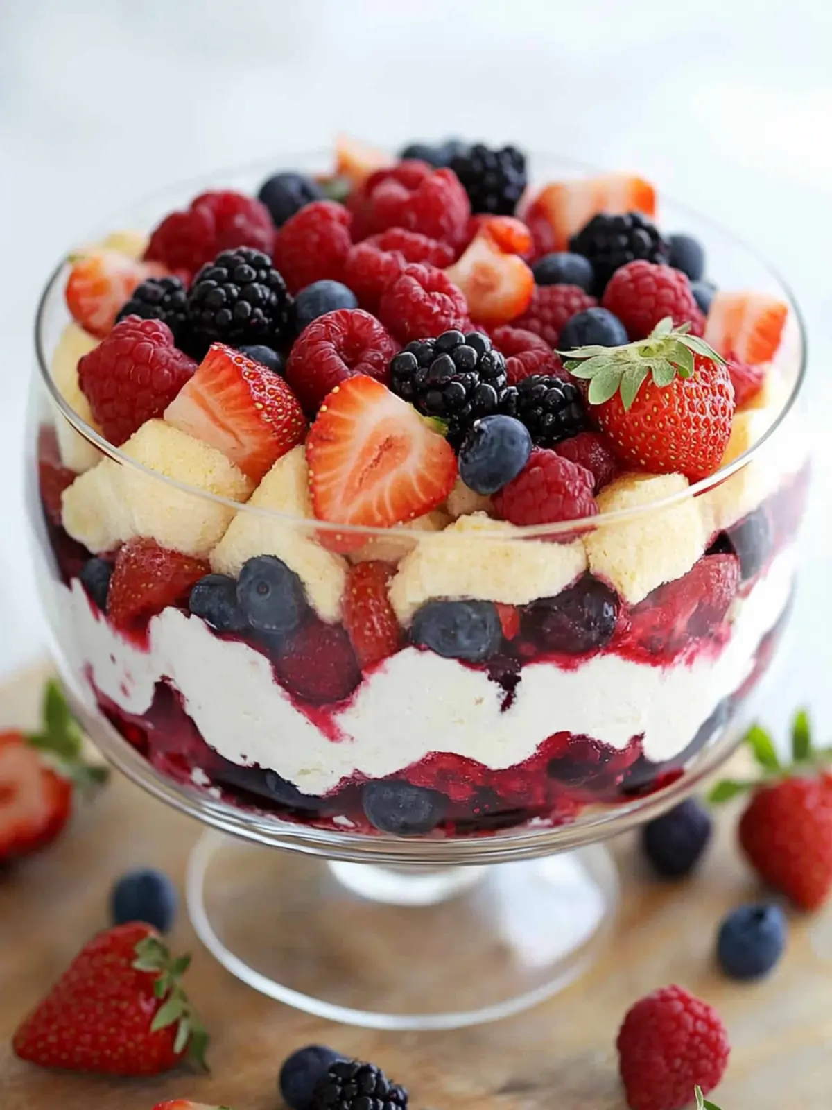 Delicious Angel Food Berry Trifle for Effortless Entertaining 2 Angel Food Berry Trifle