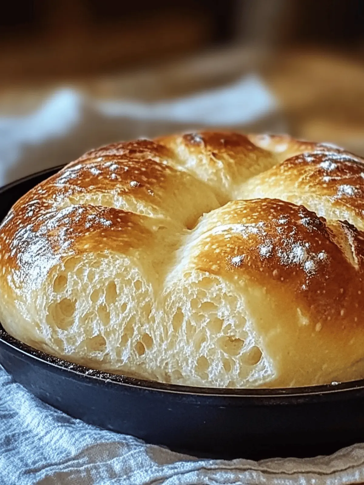 No-Oven Stovetop Bread: Quick, Fluffy, and Homemade Delight 3 No-Oven Stovetop Bread