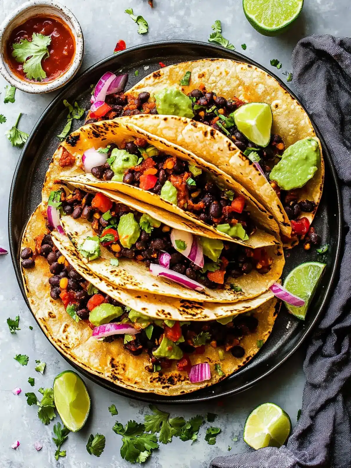 Sheet Pan Black Bean Tacos for Easy Weeknight Fun 2 Sheet Pan Black Bean Tacos