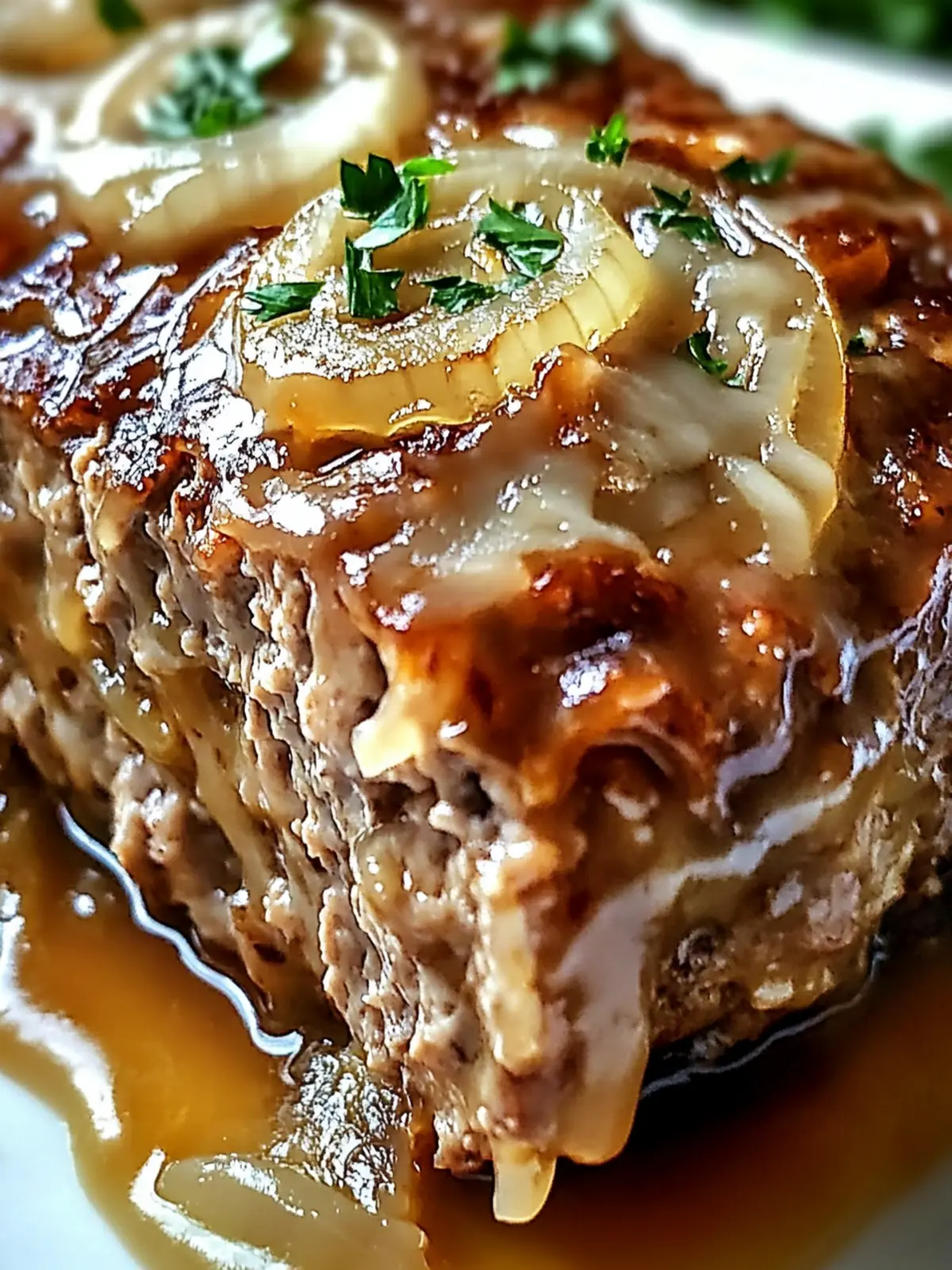 Crockpot French Onion Meatloaf That Melts in Your Mouth 3 Crockpot French Onion Meatloaf