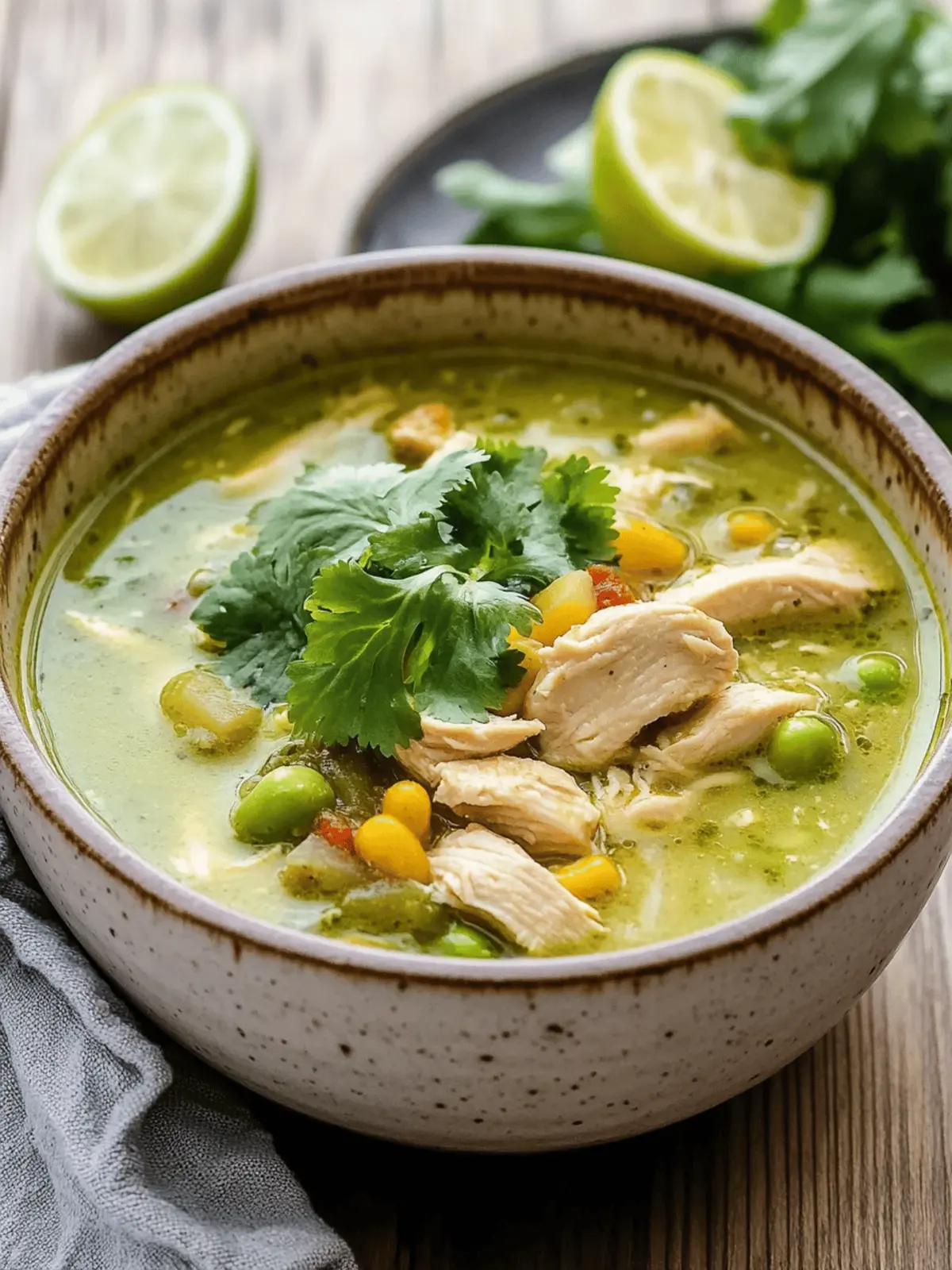 Spicy Green Chili Chicken Soup: Your New Weeknight Favorite 4 Green Chili Chicken Soup