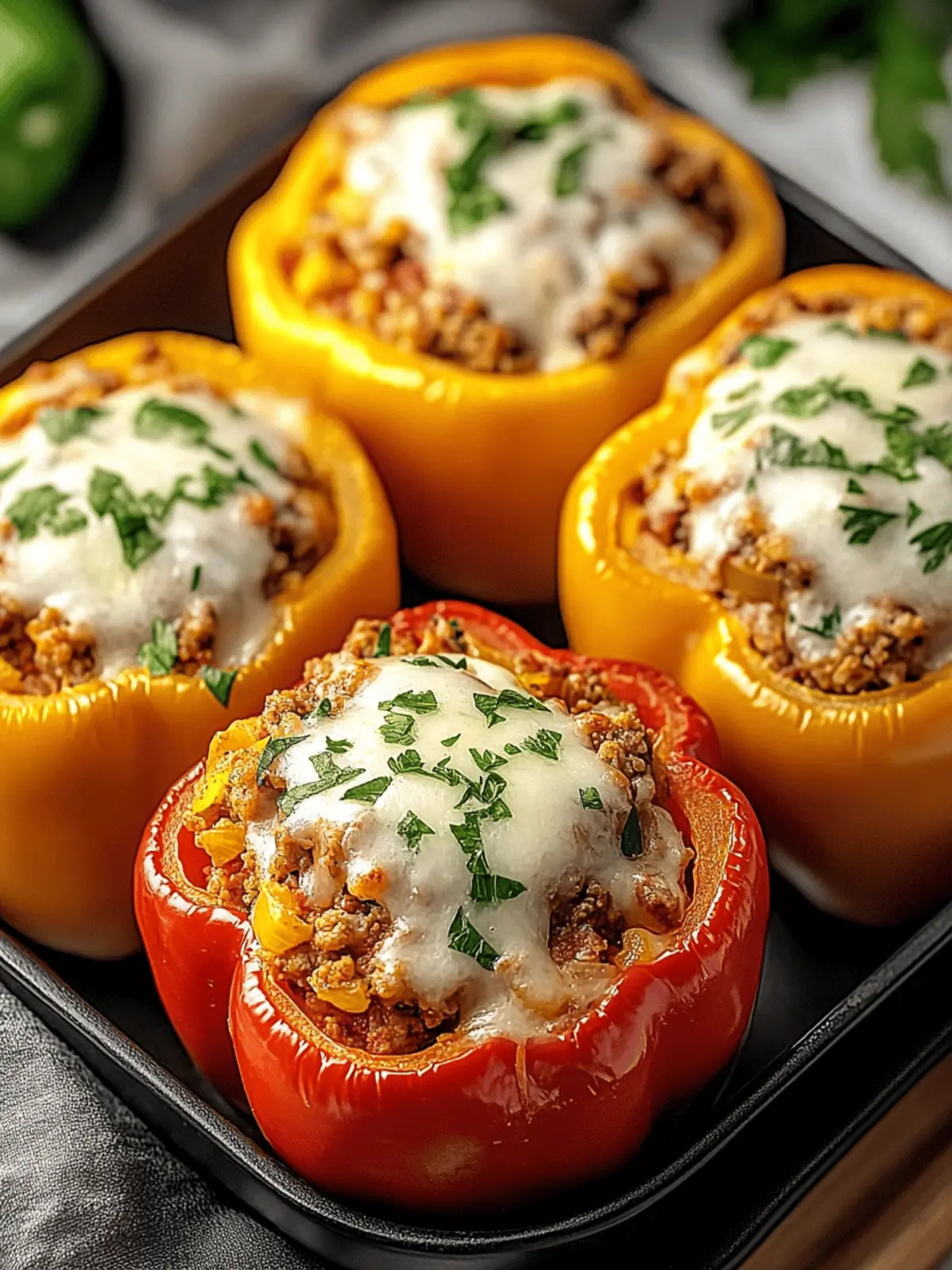 Classic Stuffed Peppers: Quick Comfort Food Delight 3 Classic Stuffed Peppers