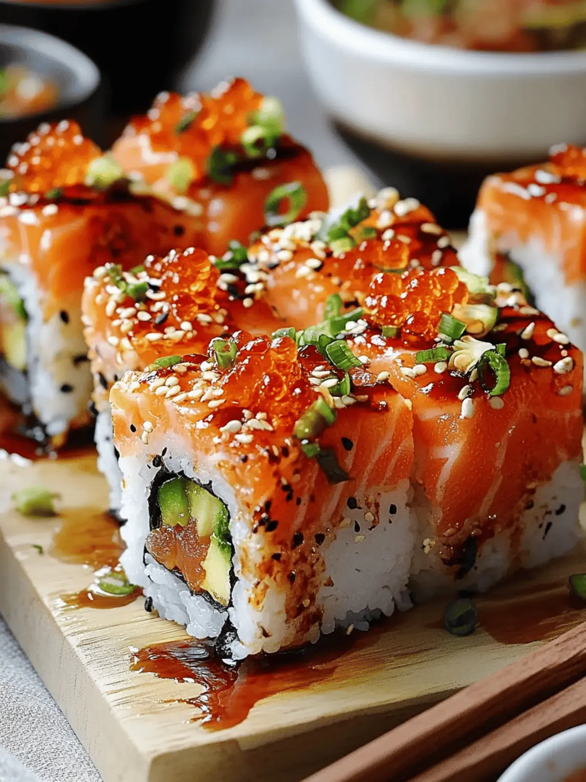 Spicy Salmon Sushi Bake Recipe for Easy Family Dinners 2 Spicy Salmon Sushi Bake Recip