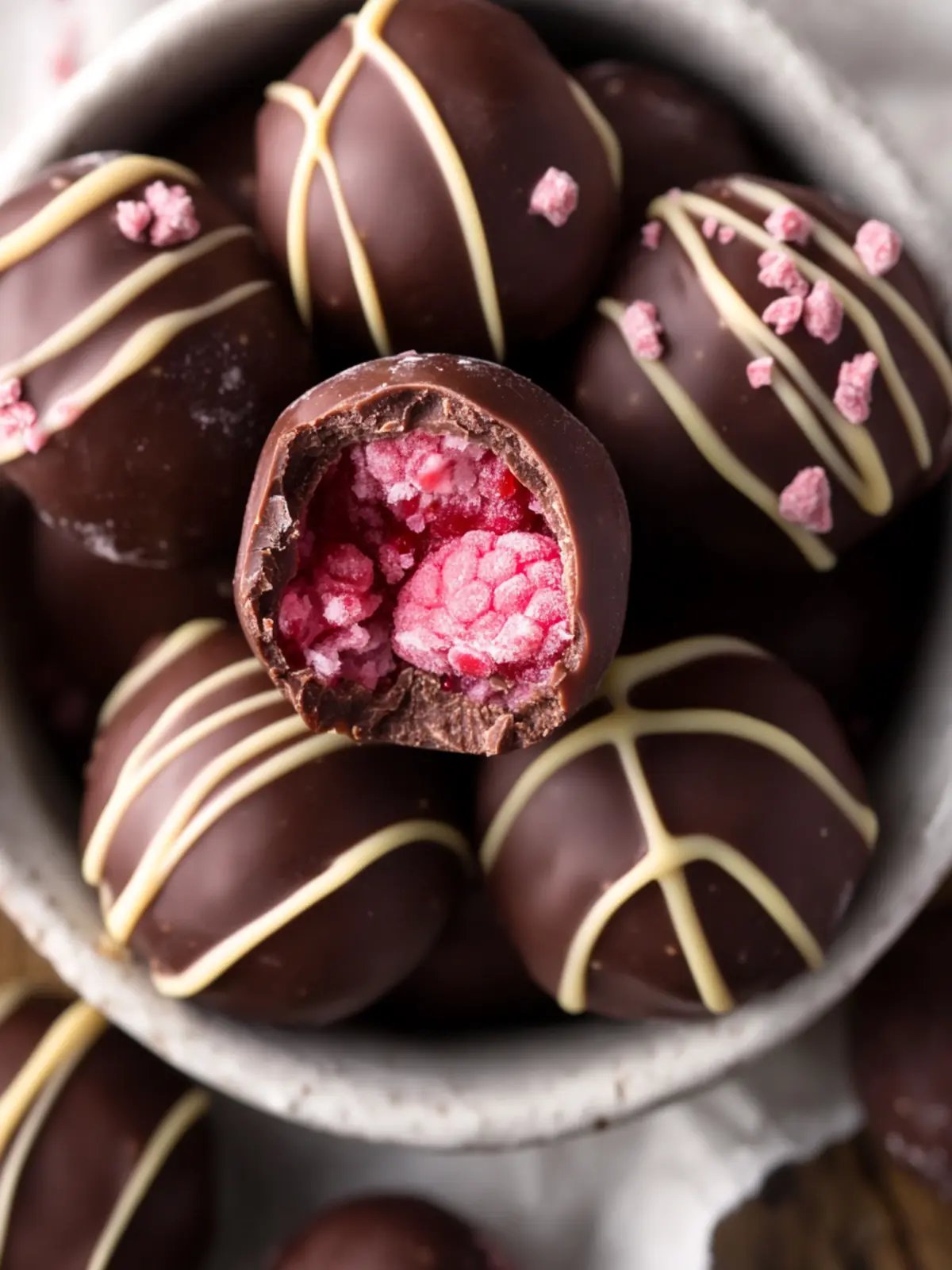 Decadent Chocolate Raspberry Truffles You Can't Resist 3 Chocolate Raspberry Truffles