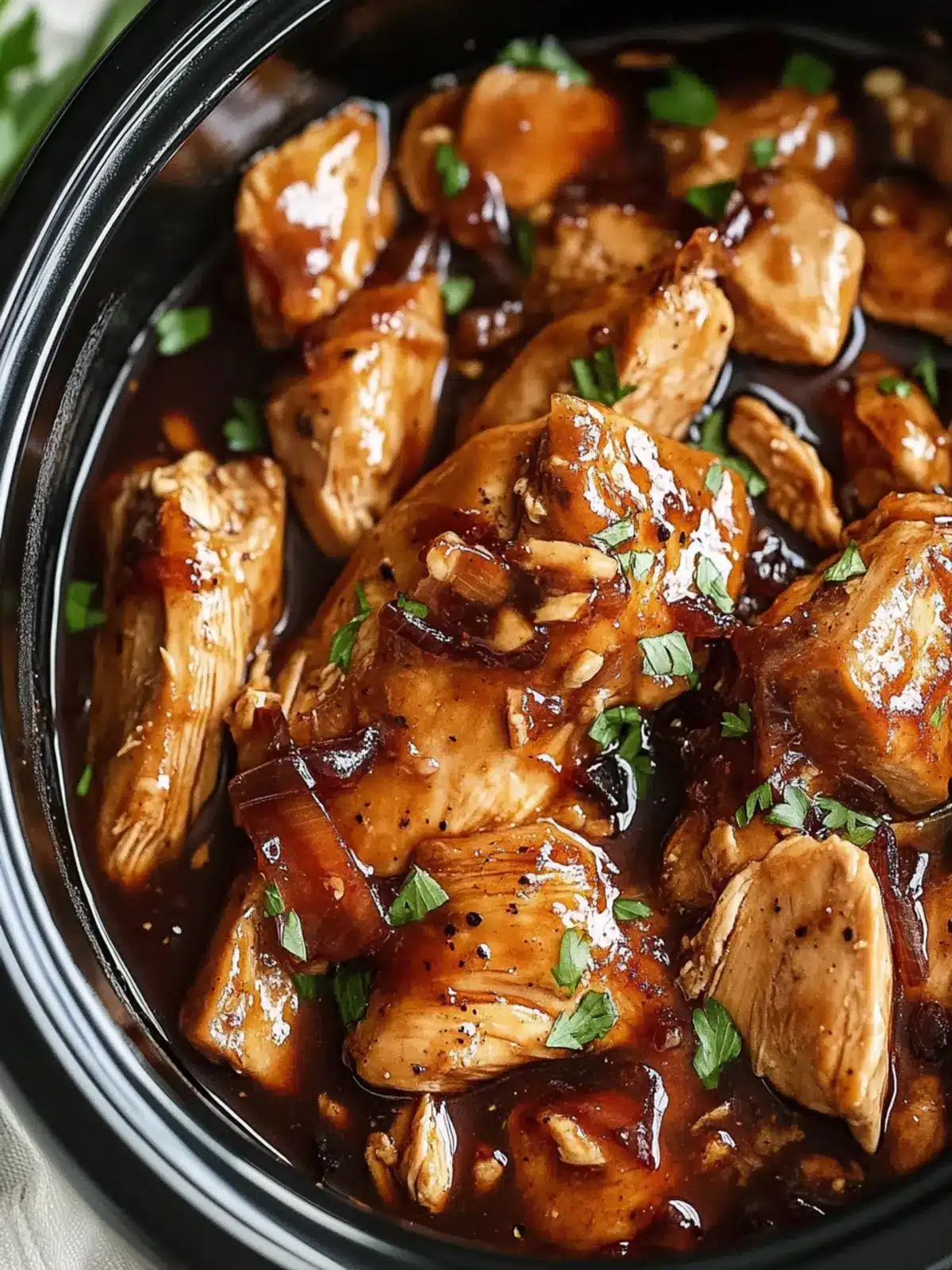 Savory Crock Pot Bourbon Chicken Thighs for Easy Comfort Food 3 Crock Pot Bourbon Chicken