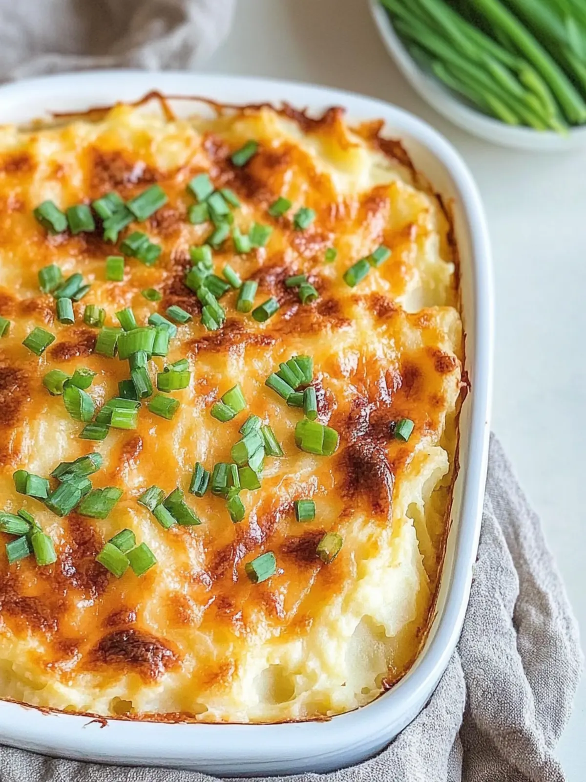 Mouthwatering Cheesy Mashed Potato Casserole Everyone Loves 2 Cheesy Mashed Potato Casserole