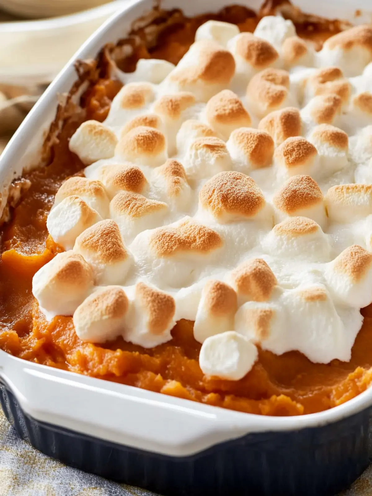 Sweet Potato Casserole with Marshmallows for Cozy Gatherings 3 Sweet Potato Casserole with Marshmallows