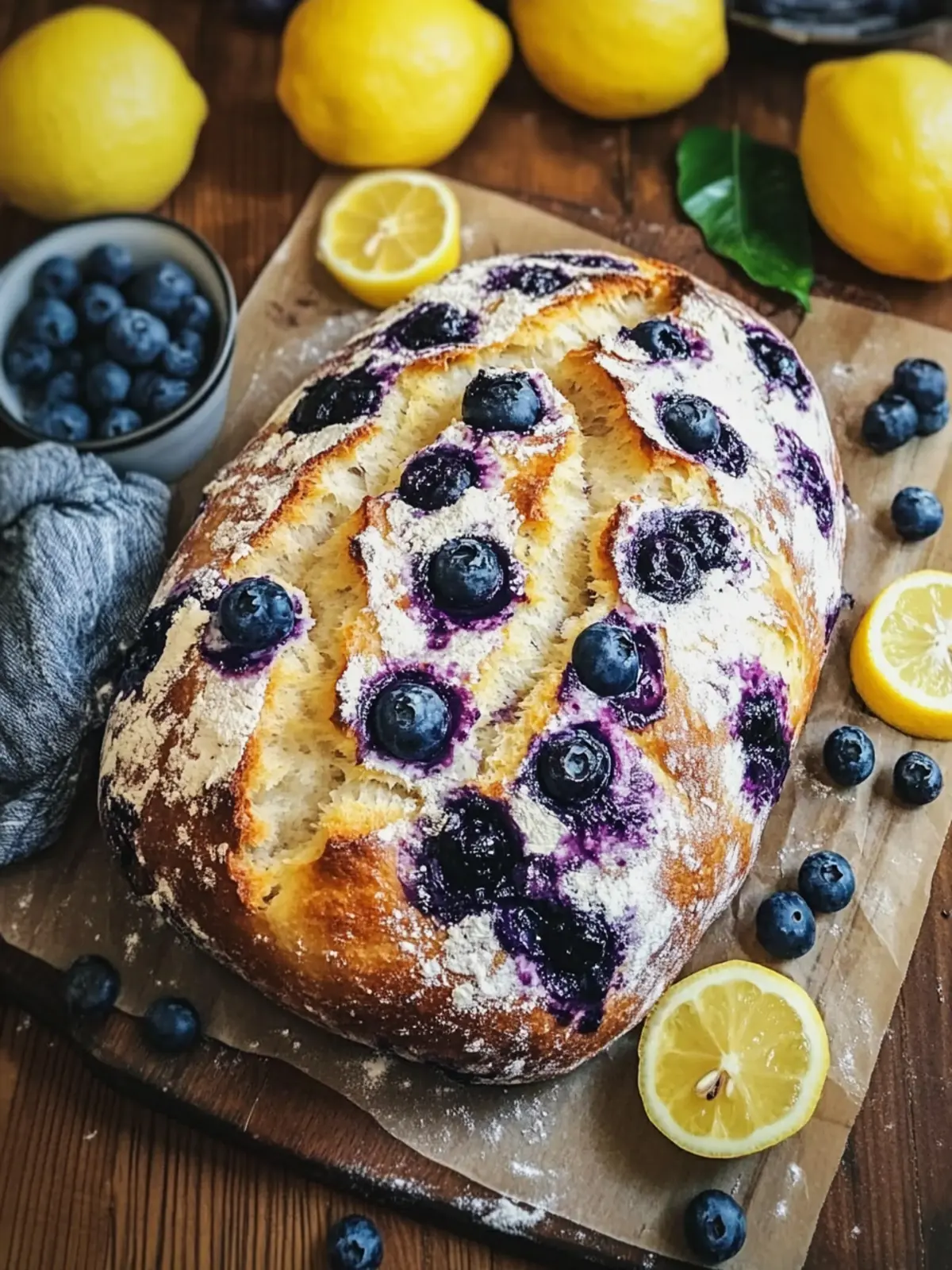 Blueberry Lemon Cream Cheese Sourdough Bread Bliss 2 Blueberry Lemon Cream Cheese Sourdough Bread