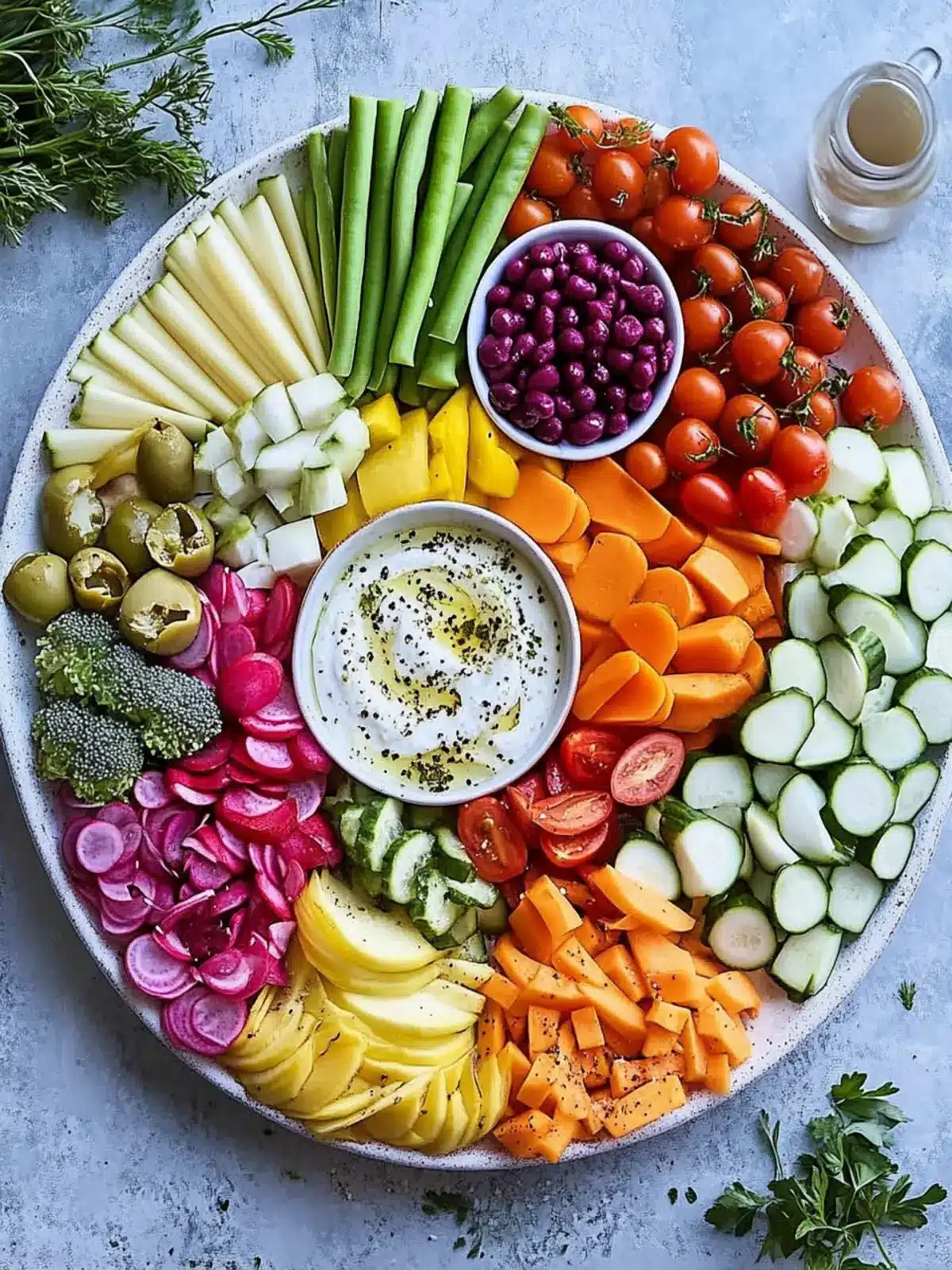 Colorful Crudite Platter That Will Wow Your Guests 3 Crudite Platter