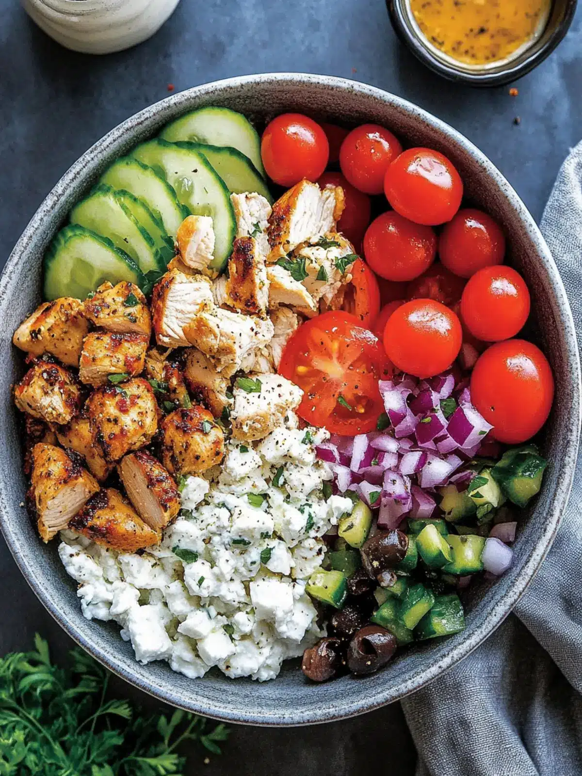 Delicious Low-Carb Greek Chicken Bowls You ll Love 4 Low-Carb Greek Chicken Bowls