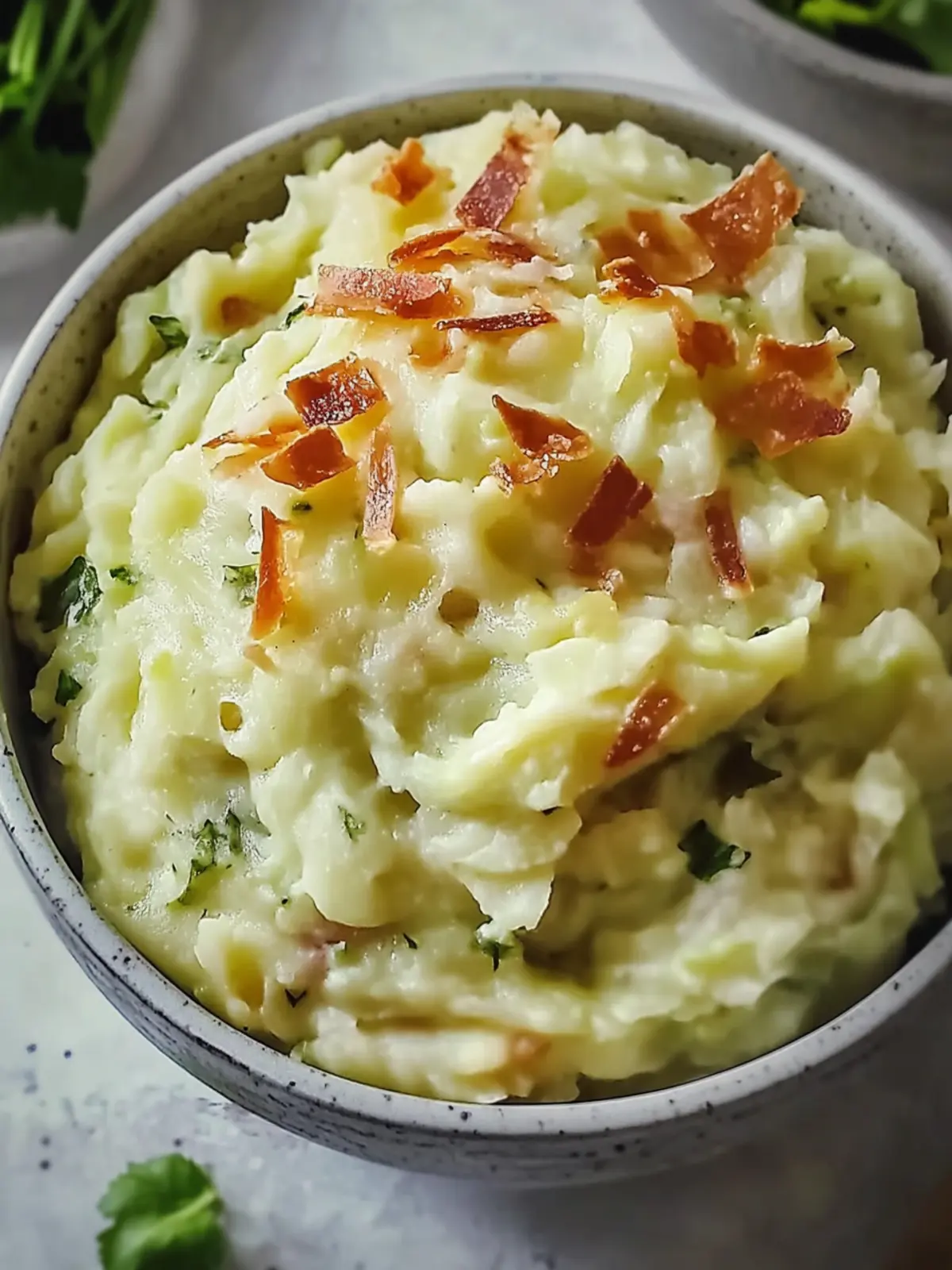Delicious Irish Colcannon With Creamy Potatoes and Bacon 2 Irish Colcannon