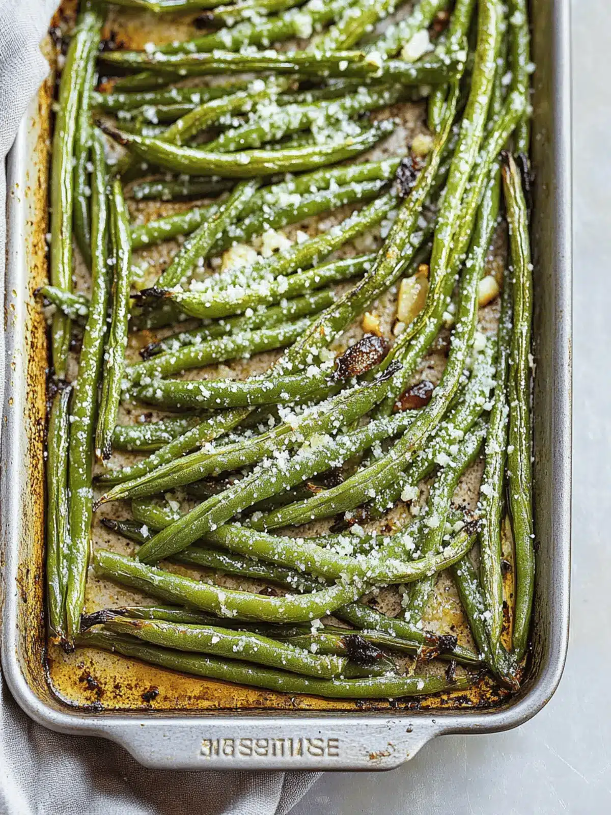 Roasted Green Beans With Garlic & Parmesan: A Game-Changer! 4 Roasted Green Beans With Garlic & Parmesan