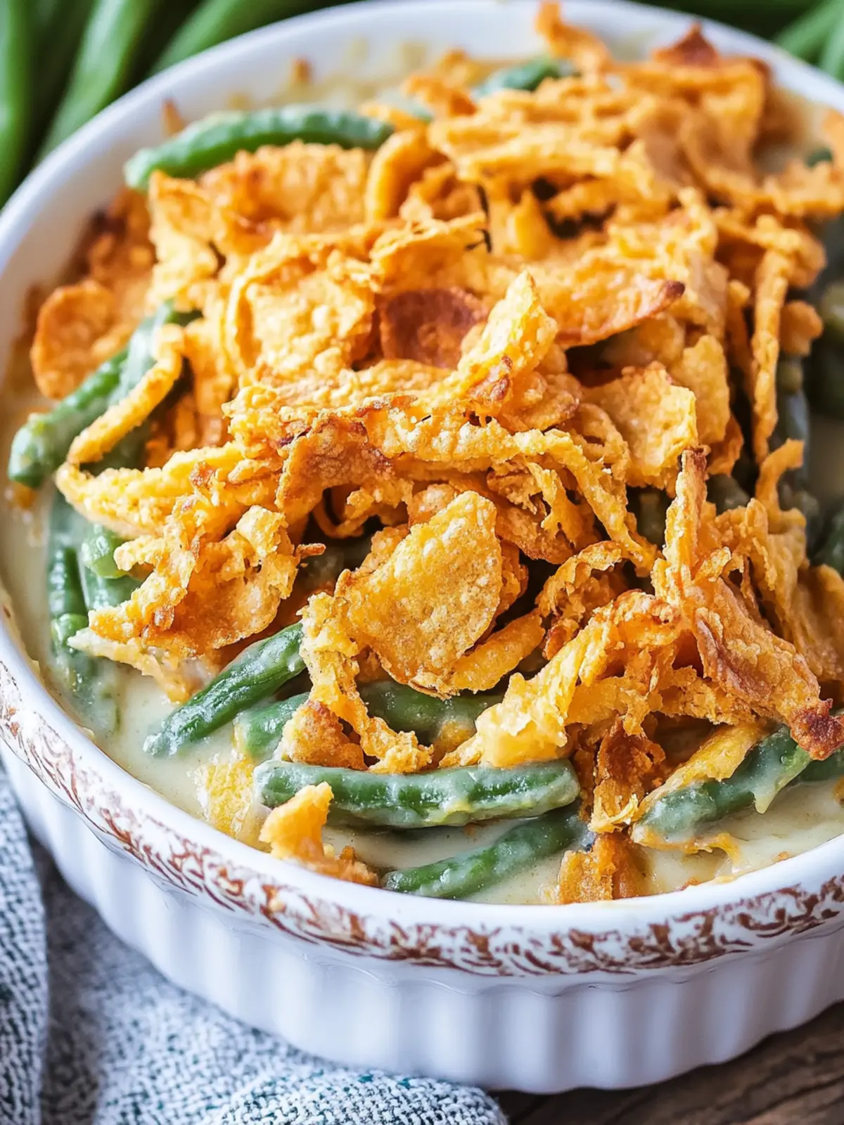 Delicious Green Bean Casserole from Scratch Your Family Will Love 3 Green Bean Casserole from Scratch