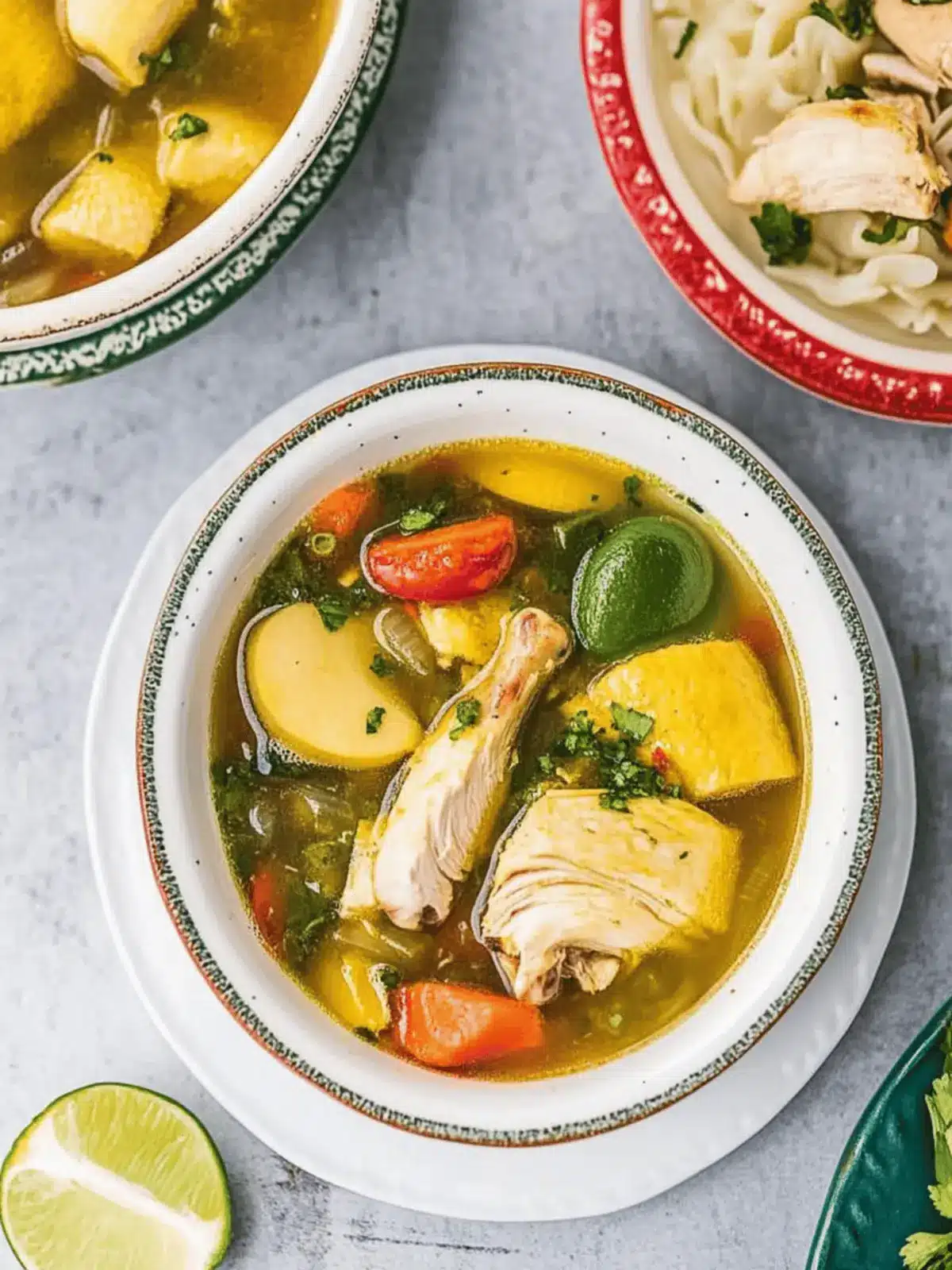 Cozy Caldo de Pollo: A Heartwarming Chicken Soup Recipe 3 Caldo de Pollo