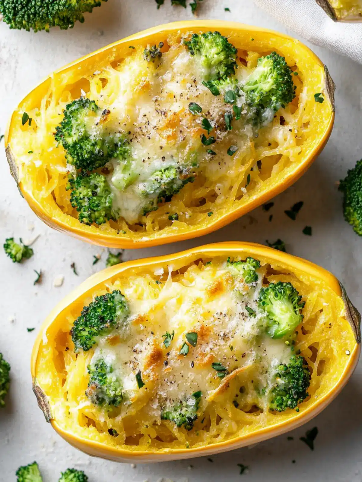 Cheesy Broccoli Spaghetti Squash That Will Wow Your Taste Buds 4 Cheesy Broccoli Spaghetti Squash