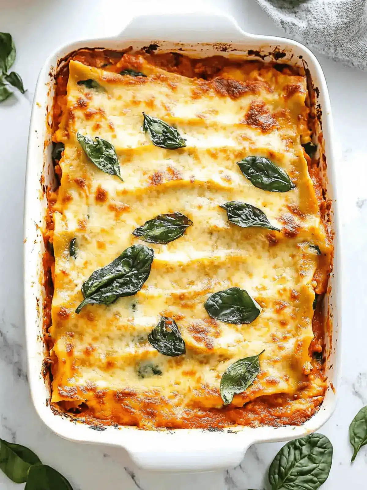Irresistible Vegetarian Pumpkin Spinach Lasagna Delight 2 Vegetarian Pumpkin Spinach Lasagna