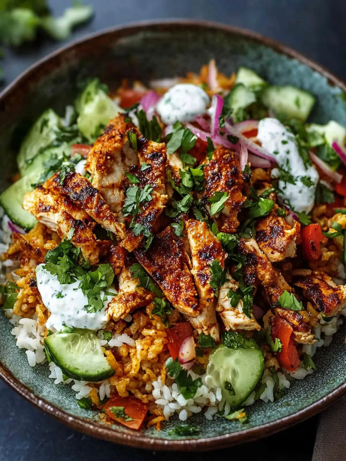 Chicken Shawarma Crispy Rice Salad That ll Wow Your Tastebuds 3 Chicken Shawarma Crispy Rice Salad