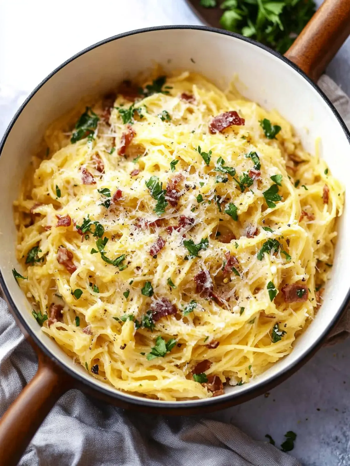 Delicious Spaghetti Squash Carbonara for a Guilt-Free Feast 4 Spaghetti Squash Carbonara