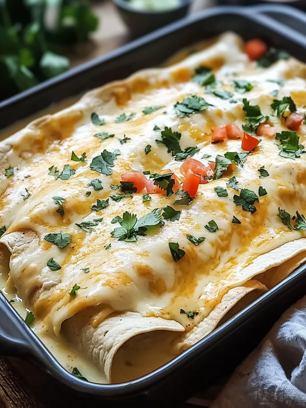 Savory Creamy White Chicken Enchiladas That Wow Every Time 2 Creamy White Chicken Enchiladas