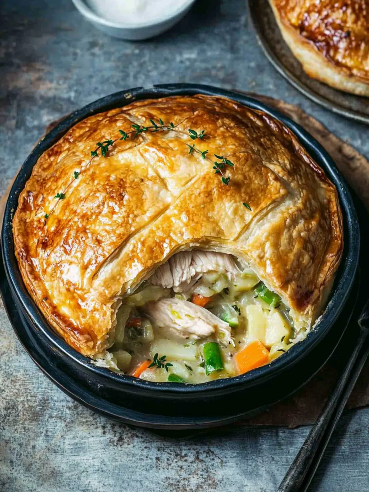 Savory Chicken Leek and Thyme Pie for Cozy Nights 3 Chicken Leek and Thyme Pie