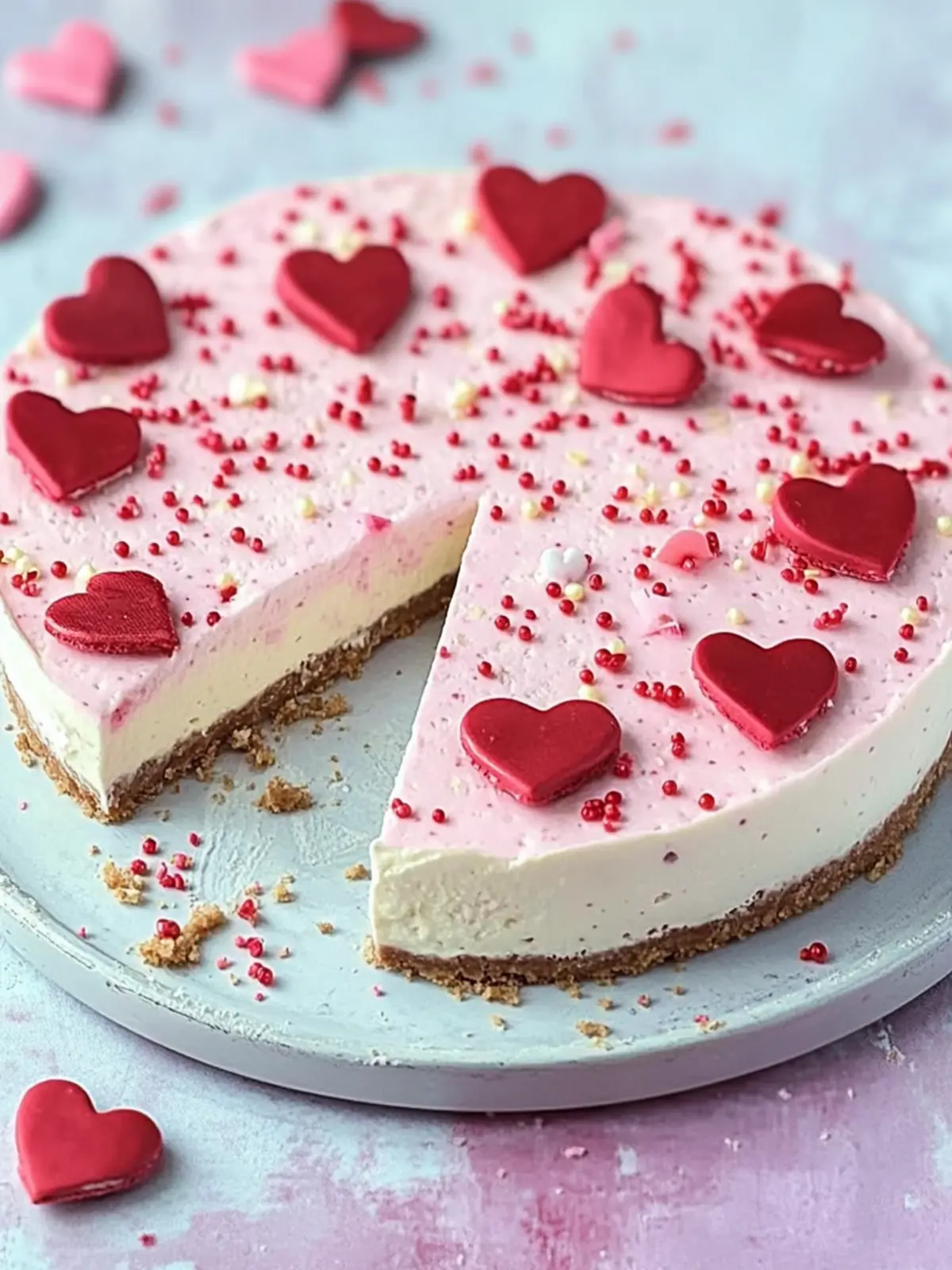 Decadent Valentine's Day Cheesecake for Sweethearts 3 Valentine s Day Cheesecake