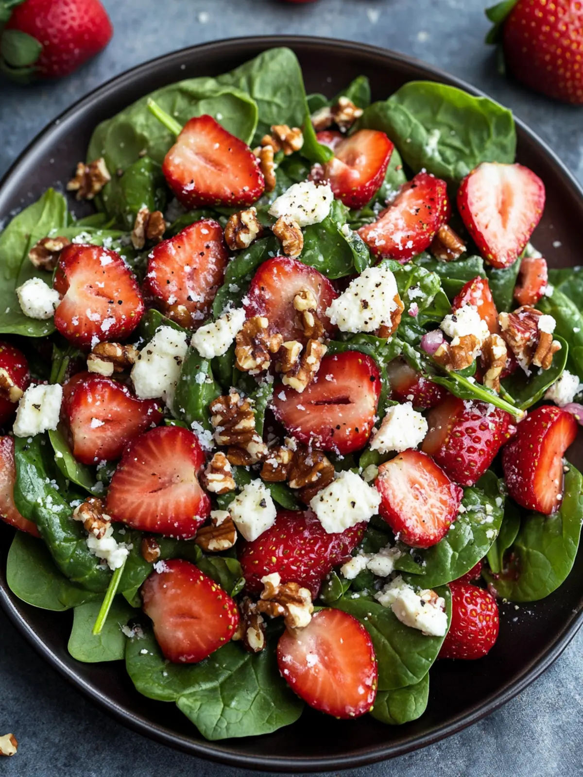 Delicious Strawberry Spinach Salad for a Fresh Twist 3 Strawberry Spinach Salad
