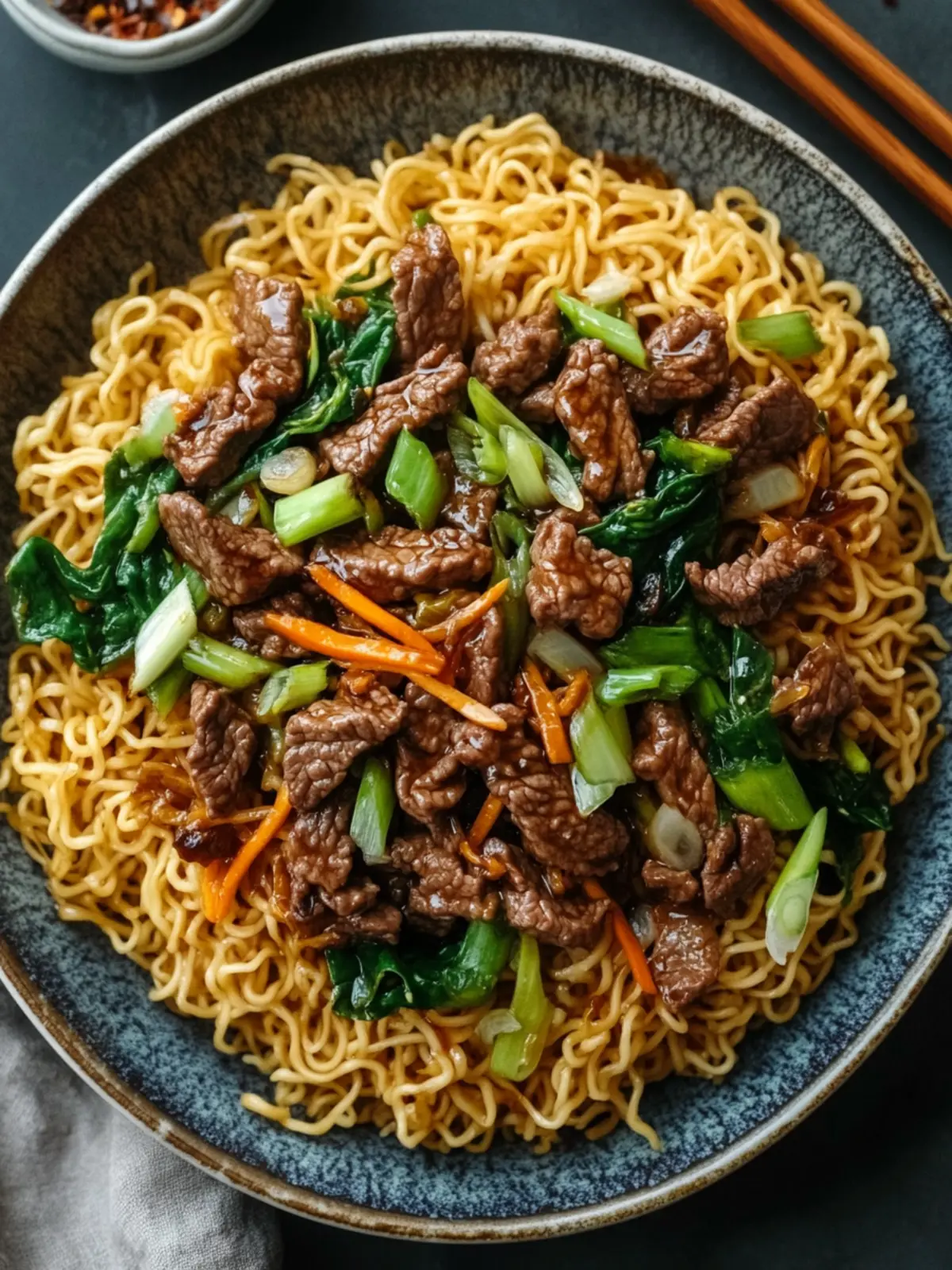 Savor Delicious Beef Pan-Fried Noodles for a Cozy Night In 2 Beef Pan-Fried Noodles