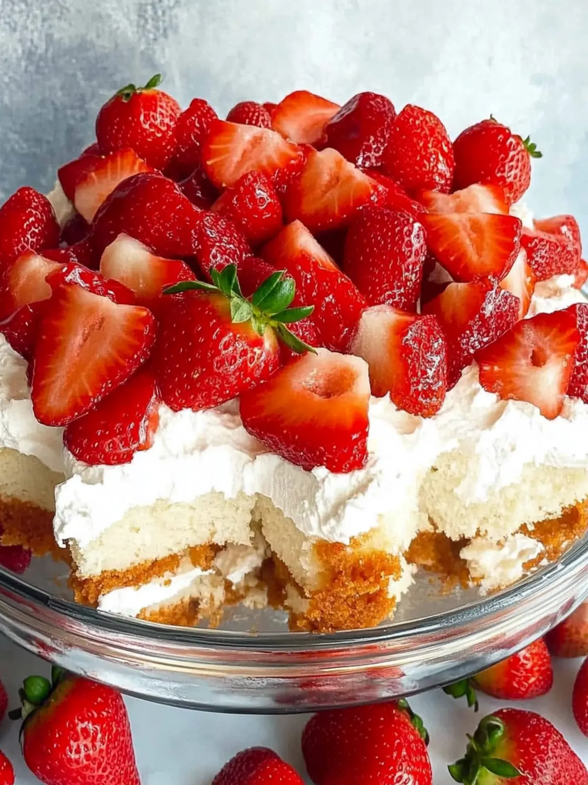 Layered Strawberry Angel Food Cake That Will Wow Your Guests 4 Layered Strawberry Angel Food Cake