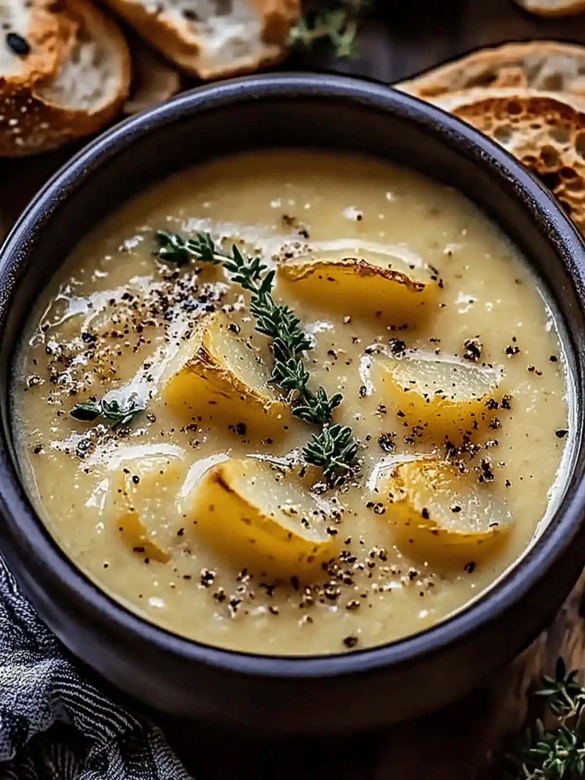 Cheddar Garlic Herb Potato Soup: Creamy Comfort in a Bowl 4 Cheddar Garlic Herb Potato Soup
