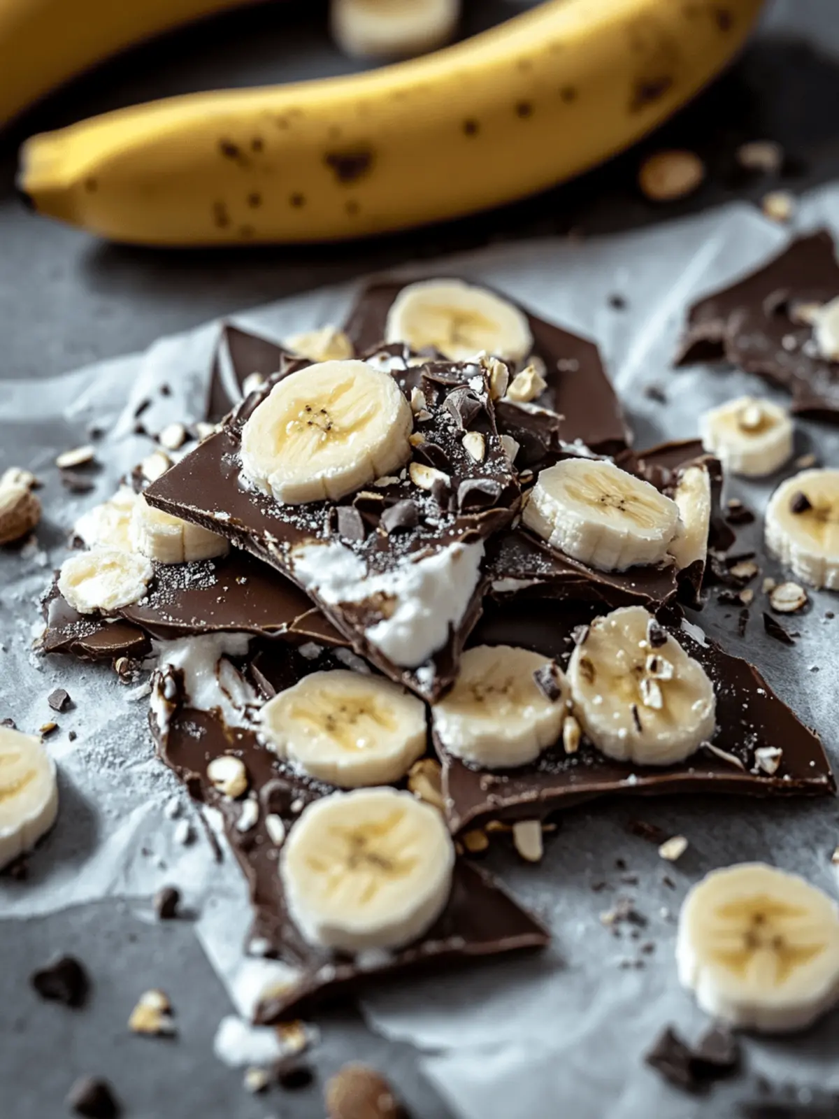 Banana & Nutella Frozen Yogurt Bark: Your New Craving Delight 2 Banana & Nutella Frozen Yogurt Bark