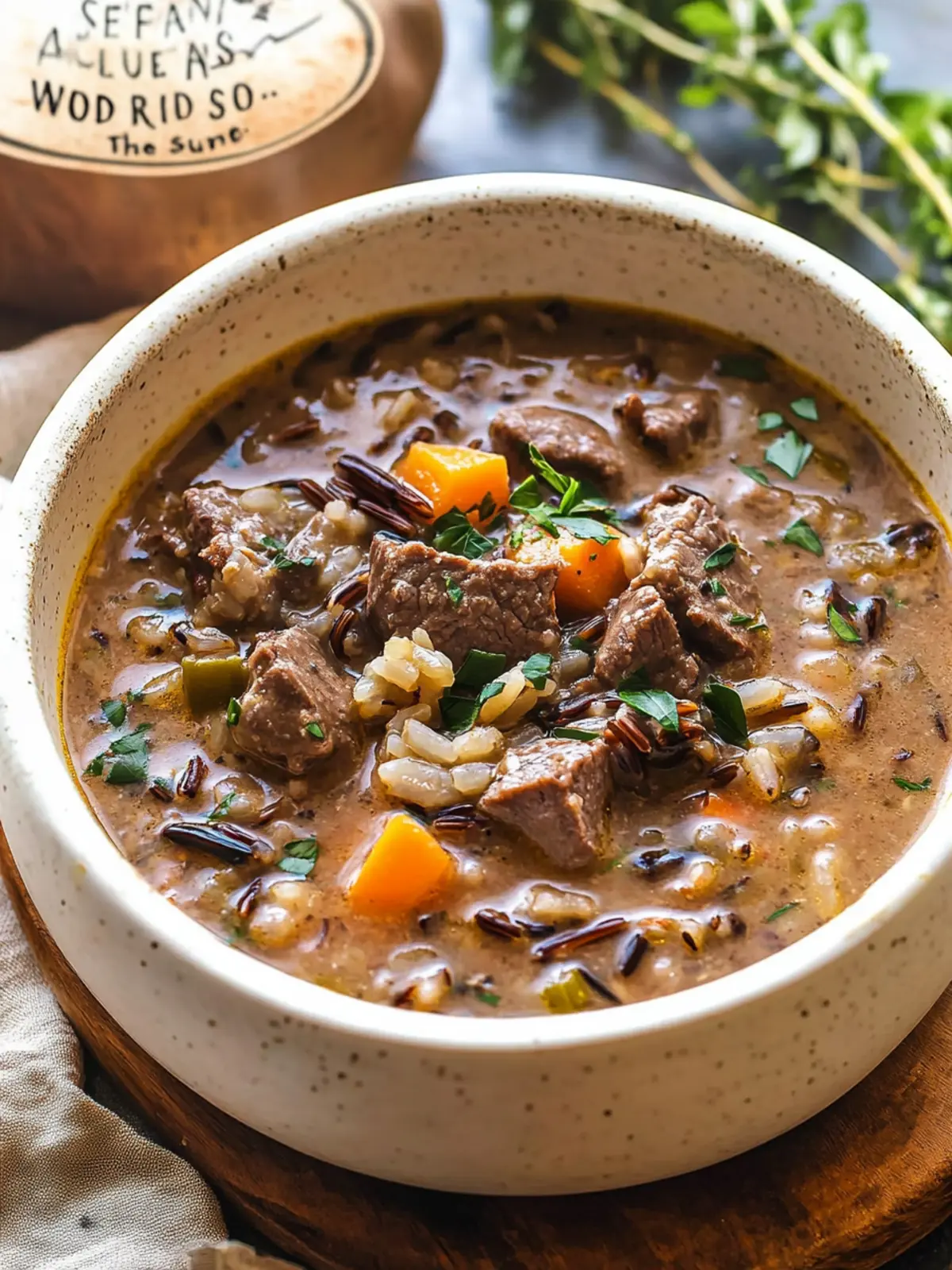 Comforting Beef and Wild Rice Soup for Cozy Nights 3 Beef and Wild Rice Soup