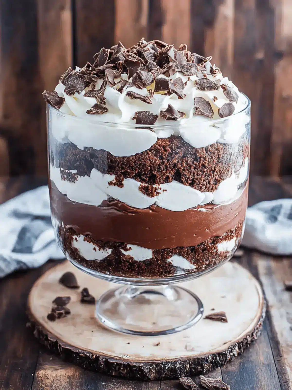 Decadent Brownie Trifle: A Layered Chocolate Delight 4 Brownie Trifle