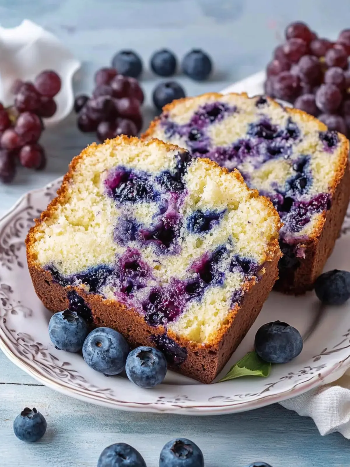 Irresistible Blueberry Cream Cheese Loaf to Brighten Your Day 3 Blueberry Cream Cheese Loaf