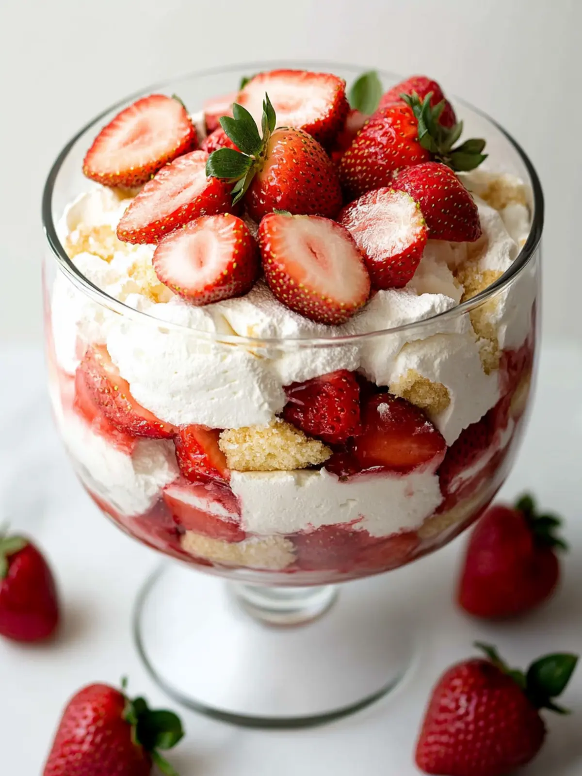 Delectable Strawberry Shortcake Trifle for Sweet Celebrations 3 Strawberry Shortcake Trifle