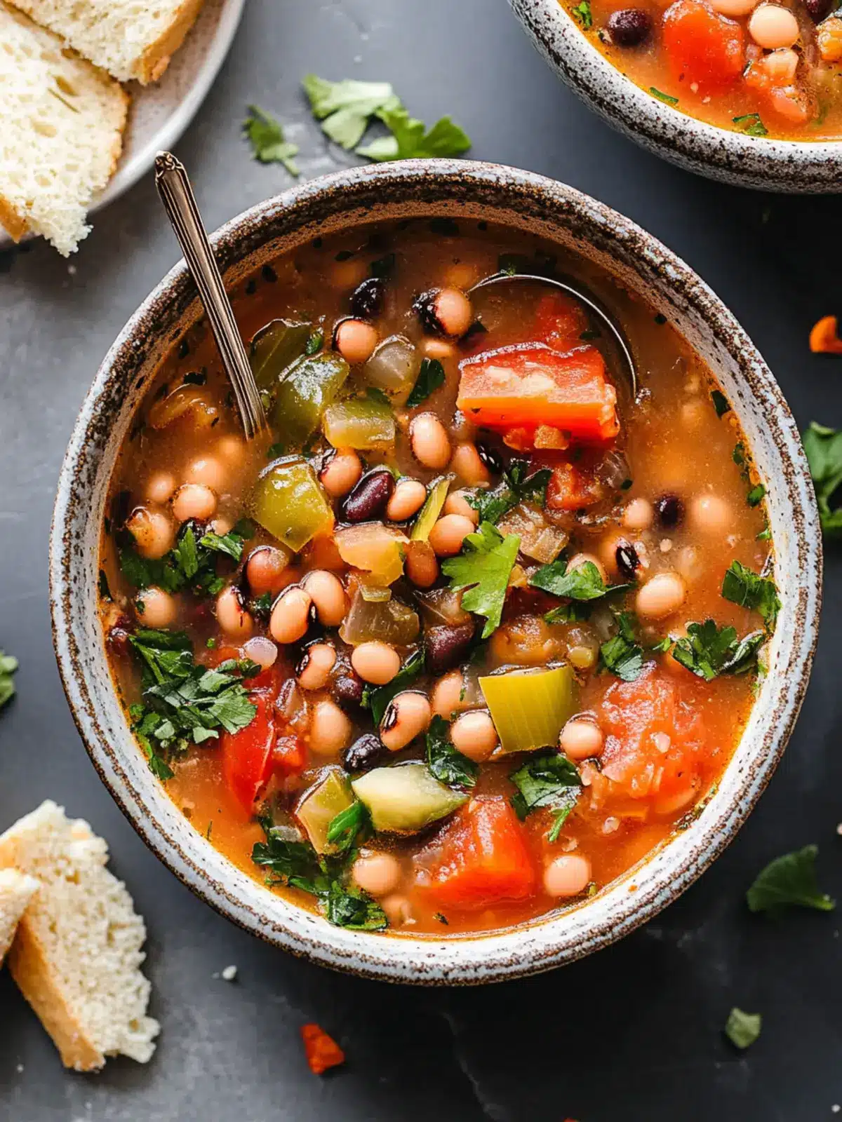Smoky Black Eyed Pea Soup for Cozy Nights In 2 Smoky Black Eyed Pea Soup